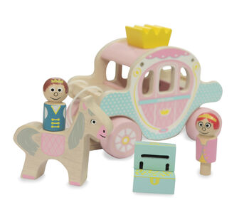 Wooden Princess Carriage With Horse And Figures, 2 of 3