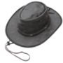 Soft Distressed Foldable Leather Hat, thumbnail 5 of 9