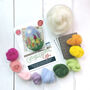 Cottage Garden Egg Needle Felting Craft Kit, thumbnail 2 of 4