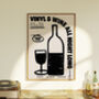 Wine And Vinyl Poster, thumbnail 6 of 8