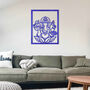 Wooden Ganesha Elephant Modern Art For Home Room, thumbnail 1 of 12