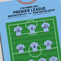 Manchester City Vs Manchester United League 2022 Print, thumbnail 2 of 4