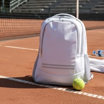 White Tennis Rucksack, 8 of 8