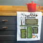 40 Years Of Gardening 40th Birthday Gift Tea Towel, thumbnail 5 of 6