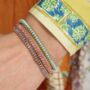 Zena Gemstone Braided Bracelets, thumbnail 1 of 5