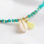 Beaded Shell Charm Necklace, thumbnail 6 of 10