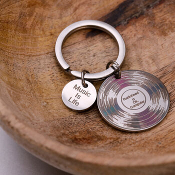 Vinyl Record Personalised Keyring, 7 of 9