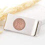 50th Birthday 1976 Penny Coin Money Clip, thumbnail 1 of 9
