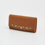 Tan Floral Embroidered Purse Large, thumbnail 6 of 7