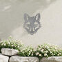 Fox Metal Wall Art Decor For Animal Lovers And Garden Gift, thumbnail 10 of 10