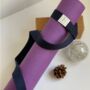 Purple Classic Yoga Mat And Yoga Mat Carry Strap, thumbnail 2 of 7
