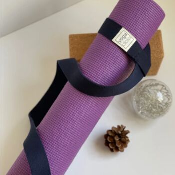 Purple Classic Yoga Mat And Yoga Mat Carry Strap, 2 of 7