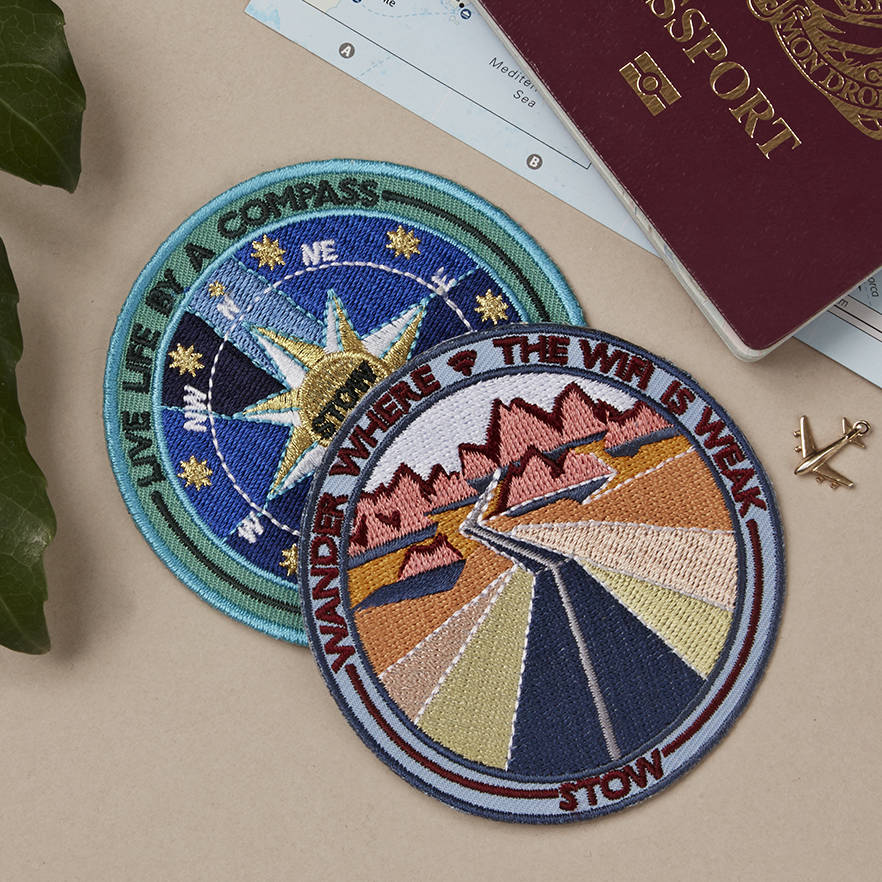 Embroidered Adhesive Wifi Patch By STOW