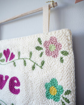 Floral Personalised Wall Hanging For Baby's Nursery, 3 of 6
