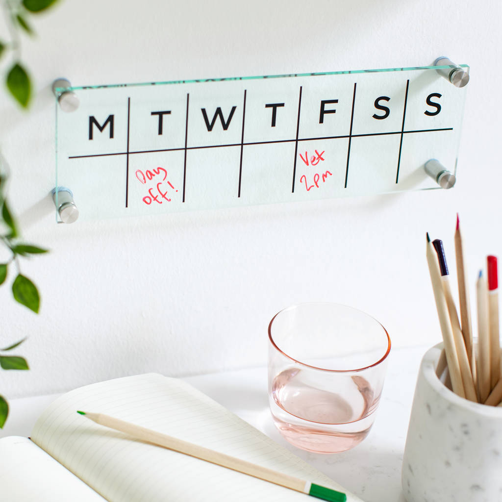 Weekly Desk Calendar Printable Calendar