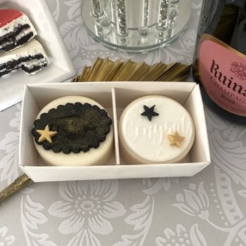 Graduation Personalised Coated Oreo Twin Gift, 8 of 12