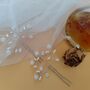 Pearl And Flower Bridal Hair Pin – Elegant And Versatile, thumbnail 4 of 11