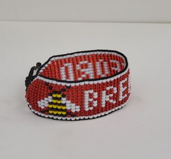 Brentford F C Beaded Bracelet, 2 of 3