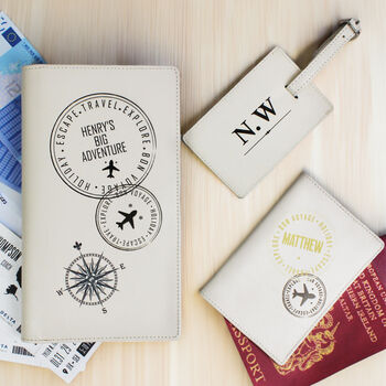 Personalised Stamp Travel Document Holder, 5 of 7