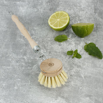 Sustainable Wood Replaceable Head Dish Brush, 3 of 11