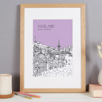 Personalised Auckland Print, 5 of 10