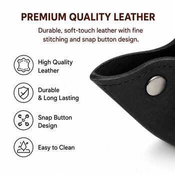 Executive Leather Velvet Desk Tray, 12 of 12