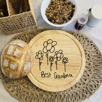 Personalised Bread Board With Children's Drawing, 3 of 5