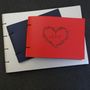 Personalised Love Heart Leather Scrapbook Album, thumbnail 10 of 10