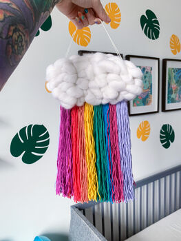Personalised Colourful Cloud Wall Hanging, 10 of 10