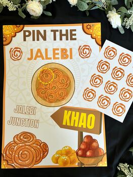 Pin The Jalebi Asian Event Game, 5 of 8