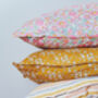 Pillowcase Made With Liberty Fabric 'Betsy Pink', thumbnail 5 of 7