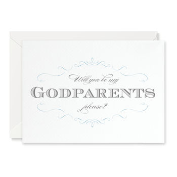 Olivia 'Will You Be My Godparents?' Card, 3 of 4
