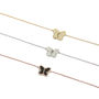 Small Butterfly Bracelet Rose Or Gold Plated 925 Silver, thumbnail 5 of 8