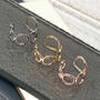 Chain Of Circles Adjustable Dress Ring, thumbnail 3 of 8