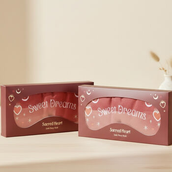 Sweet Dreams Plush Eye Mask And Sleep Mask Gift For Her, 5 of 5