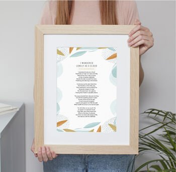 Abstract Design Personalised Poem Print, 5 of 8