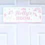 Personalised Unicorn Children's Door Sign, thumbnail 3 of 11