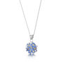 Real Flower Necklace Round Pendant With Sterling Silver Chain And Gift Box. Six Designs, thumbnail 4 of 12