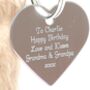 Elephant Toy Soother With Engraved Heart, Boxed, thumbnail 4 of 5