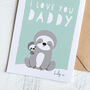 Little Book Of Sloth Philosophy, Daddy Valentine's Card, thumbnail 2 of 6