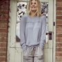 'Evening Wear' Embroidered Merino Wool Jumper, thumbnail 1 of 3