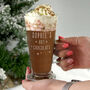 Personalised Hot Chocolate Stars Glass, thumbnail 3 of 4
