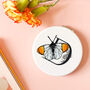 British Butterflies White Compact Mirror Gift, thumbnail 1 of 12