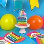 Rainbow Happy Birthday Candles, thumbnail 2 of 3