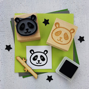 Panda Bear Rubber Stamp, 2 of 3
