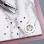 Design Your Own Birthstone Sterling Silver Compass, thumbnail 2 of 7