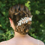Botanica Pastel Floral Bridal Hair Clip, thumbnail 6 of 8