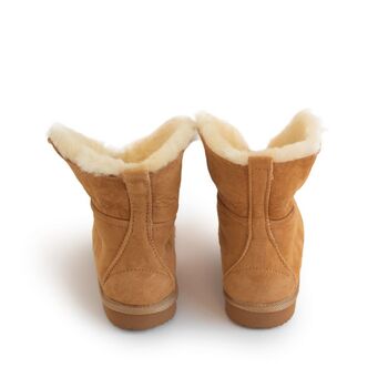 Genuine Sheepskin Slippers With Zipper, 3 of 5