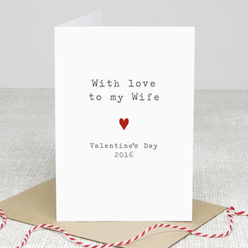 'wife love' valentine's day card by slice of pie designs ...