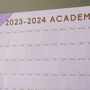 2023 2024 Academic Wall Planner | Abstract Organic, thumbnail 2 of 7